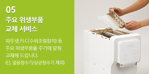 05 �ֿ� ������ǰ ��ü ���� �Ŀ��, FLC(����������ġ) �� �ֿ� ������ǰ�� �ֱ⿡ ���� ��ü�� �帳�ϴ�. (��, ����������/��������� ����)